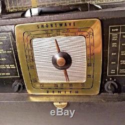 Vintage Rare ZENITH Transoceanic AM/2 ShortwaveTubed Radio Restored & Refinishd