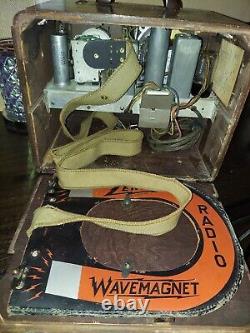 Vintage! Rare Zenith Wave Magnet Tube Radio