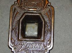 Vintage Rare Zenith Zenette Magna Vision Tombstone Radio Dial Window Plate Esta