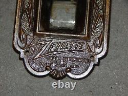 Vintage Rare Zenith Zenette Magna Vision Tombstone Radio Dial Window Plate Esta