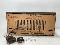 Vintage Retro ZENITH Tube Radio Model M730 AM/FM Wood Cabinet Mid Century Modern