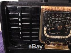 Vintage SERVICED ZENITH Trans-Oceanic ShortWave Ham Radio 8G005TZ1Y 8G005