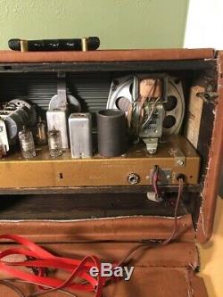 Vintage Serviced Recovered Zenith Trans-Oceanic Tube Radio H500 World Wide