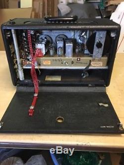 Vintage Serviced Zenith Transoceanic R600 Portable Ham Tube Radio