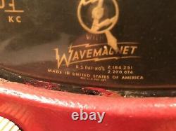 Vintage World War 2 Era Zenith Antique Portable Wave Magnet Radio Wwii