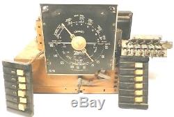 Vintage ZENITH 10S668 RADIO UNTESTED CHASSIS 1050 with 9 TUBES, good tuning