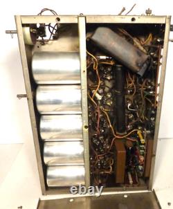 Vintage ZENITH 53 Untested CHASSIS with all 8 tubes & SHIELDS with two 45's