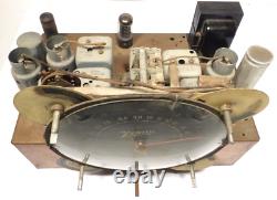 Vintage ZENITH 6S152 / ch 5634 RADIO Untested CHASSIS with6 tubes & GOOD TUNING