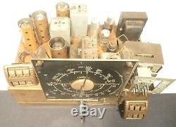 Vintage ZENITH 8S563 / ch 8A02 part Untested CHASSIS with all 8 TUBES