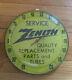 Vintage ZENITH 9 3/4 Radio, TV, Advertising Thermometer Service Parts Tubes