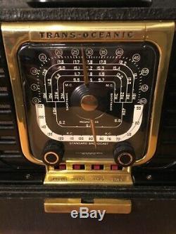 Vintage ZENITH G500 WAVEMAGNET TRANS-OCEANIC World Band Portable TUBE HAM RADIO