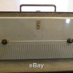 Vintage ZENITH H500 WAVEMAGNET TRANS-OCEANIC Portable RADIO Good WORKING COND