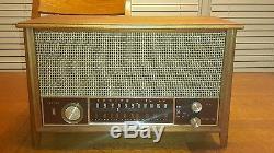 Vintage ZENITH LONG DISTANCE AM FM AFC TUBE RADIO MODEL K731 1951. NEAR MINT