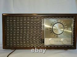 Vintage ZENITH M730 Wooden Radio 7 Tube Antique FM AM Sign Tubed 1950's RARE