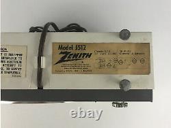 Vintage ZENITH Model J512 Desk Table AM Tube Radio J512W Receiver