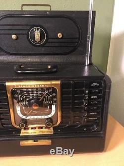 Vintage ZENITH TRANSOCEANIC G500 World Band Ham Tube Portable Radio