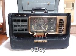 Vintage ZENITH TRANS-OCEANIC H500 TUBE Radio Complete