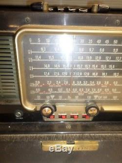 Vintage ZENITH TRANS-OCEANIC RADIO Marked S-4273 AM BAND WORKS