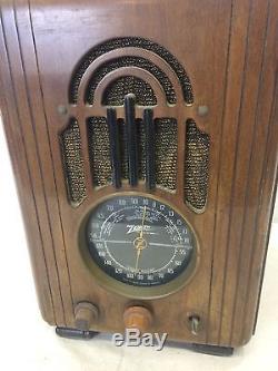Vintage ZENITH Tombstone Model 5-S-228 Shortwave Long Distance Radio