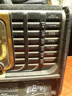 Vintage ZENITH Trans-Oceanic 8G005TZ1 SHORTWAVE RADIO