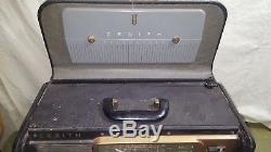 Vintage ZENITH Trans-Oceanic Short Wave Radio Wave Magnet WORKING