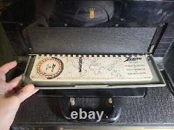 Vintage ZENITH Trans Oceanic Wave Magnet Tube Radio Parts Repair