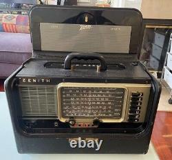 Vintage ZENITH Y600 Trans Oceanic Portable Shortwave Tube Radio Chassis 6T40Z