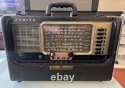 Vintage ZENITH Y600 Trans Oceanic Portable Shortwave Tube Radio Chassis 6T40Z