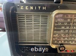 Vintage ZENITH Y600 Trans Oceanic Portable Shortwave Tube Radio Chassis 6T40Z