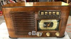 Vintage Zenith 6-S-527 Shortwave Table Top Tube Radio Nice! Works