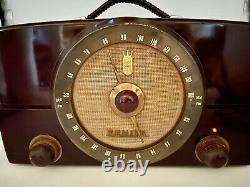 Vintage Zenith 7G01 G725 Tube Radio Tested Working