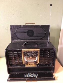 Vintage Zenith 8G005Y1 ShortWave Tube Radio Trans-Ocean World Band Portable