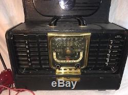 Vintage Zenith 8G005 Trans-Oceanic Radio Chassis Portable Short Wave Tube Antenn