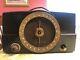 Vintage Zenith AM/FM Bakelite S-17787 tube radio Art Deco, copper arrow dial