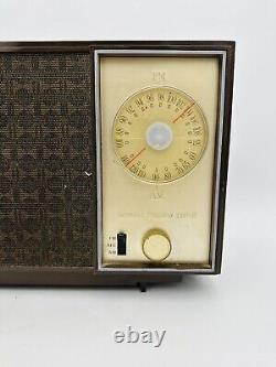 Vintage Zenith AM/FM Clock Radio Tube Model M729