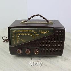 Vintage Zenith AM-FM Long Distance Radio 7H822Z Pre-Owned Tested Working AS IS