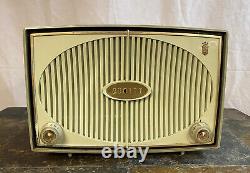 Vintage Zenith B615F The Cotillion AC/DC 6 Tube AM Receiver Radio 1959 RARE