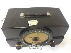 Vintage Zenith Bakelite AM/FM Tube Radio Model S-14128 1950 G725 Works Great