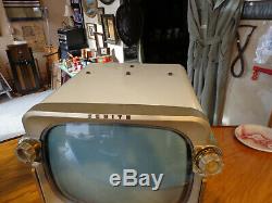 Vintage Zenith Bugeye Tube Television-model Z1511b-chassis 16z25-1957