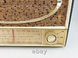 Vintage Zenith C725C AM/FM Radio Tube Audio 1950's Tested #2