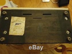 Vintage Zenith C845 High Fidelity AM/FM Table Top Tube Radio Works RARE Black