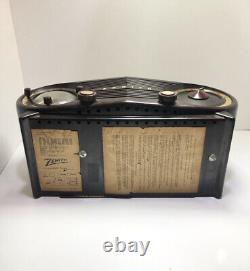 Vintage Zenith Clock Tube Radio Model L515
