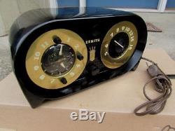 Vintage Zenith Dashboard Tube Bakelite Radio