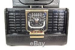 Vintage Zenith G-500 Trans-Oceanic Radio 5G40 Portable S/W AM Radio, AM WORKING