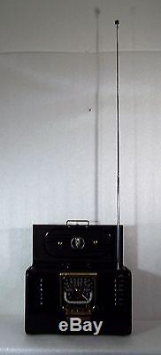 Vintage Zenith G-500 Trans-Oceanic Radio 5G40 Portable S/W AM Radio, AM WORKING