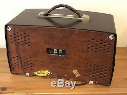 Vintage Zenith G-725 tube radio AM FM Working condition Knobs included