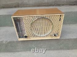 Vintage Zenith H845 AM-FM Wood Cabinet Tube Table Radio High Fidelity -PARTS