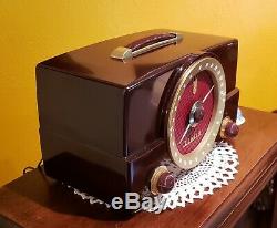 Vintage Zenith H-725 AM/FM Table Radio (1950) COMPLETELY RESTORED