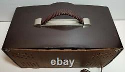 Vintage Zenith K Series AM/FM Working Radio Bakelite Tube Model H725 Walnut