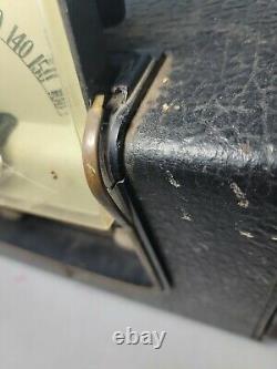 Vintage Zenith Leather Case Tube Radio Model G503-Y UNTESTED needs cord